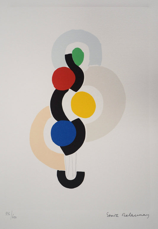 Sonia DELAUNAY : Rythme et Danse - Lithographie signée