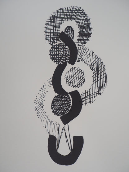 Sonia DELAUNAY : Danse, Rythme sans fin - Lithographie signée