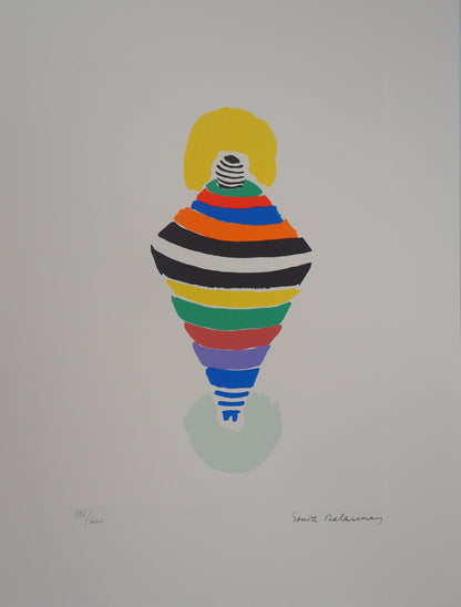 Sonia DELAUNAY : Robe-toupie, Rio - Lithographie signée