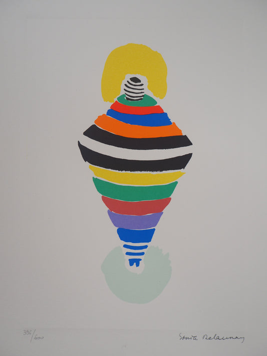 Sonia DELAUNAY : Robe-toupie, Rio - Lithographie signée