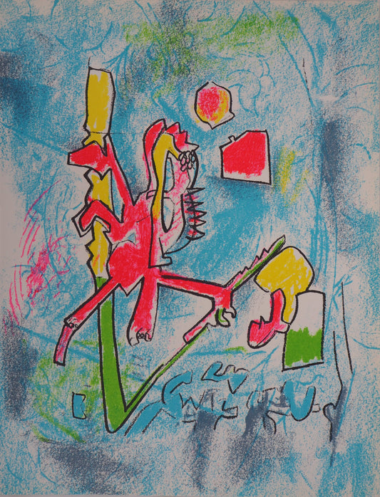 Roberto MATTA : Créature surréaliste - Lithographie originale