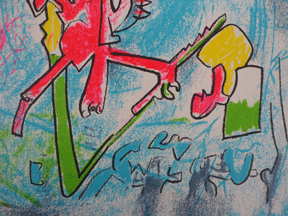 Roberto MATTA : Créature surréaliste - Lithographie originale