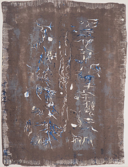 ZAO Wou Ki : L'écriture plastique - Lithographie originale