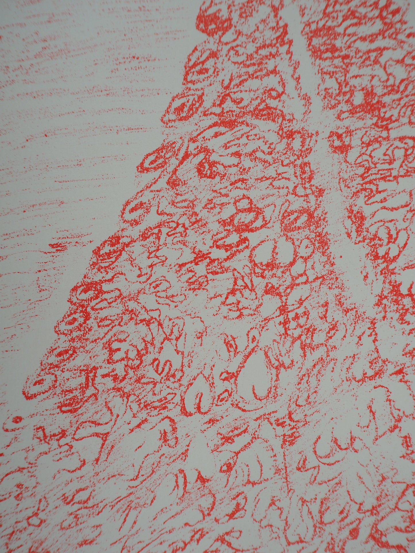 Henri MICHAUX : Composition - Lithographie originale