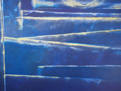 Max ERNST : Composition au vase bleu - Pochoir original