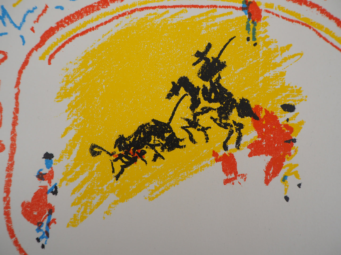 Pablo PICASSO : La petite Corrida - Lithographie signée