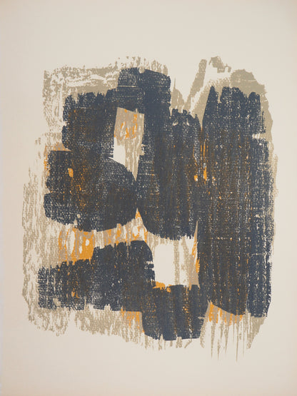Raoul UBAC : Rythme - Bois gravé