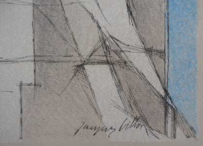 Jacques VILLON : Le lecteur - Lithographie originale signée