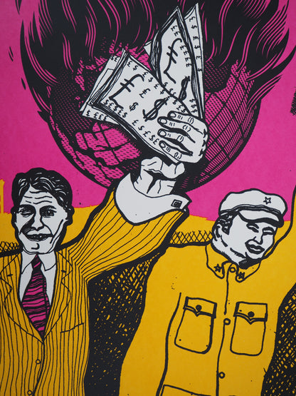 Shepard FAIREY (OBEY) : Be reasonable - Lithographie originale signée