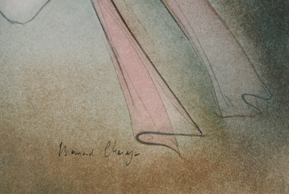 Bernard CHAROY : Sophie au ruban - Lithographie originale signée