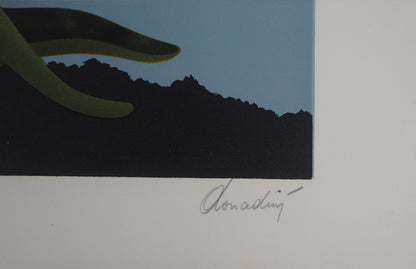 Jean Paul DONADINI : Le repos marin - Lithographie Originale Signée