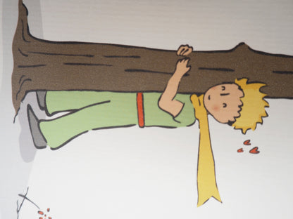 Antoine DE SAINT-EXUPERY: The Little Prince and his tree - Lithograph