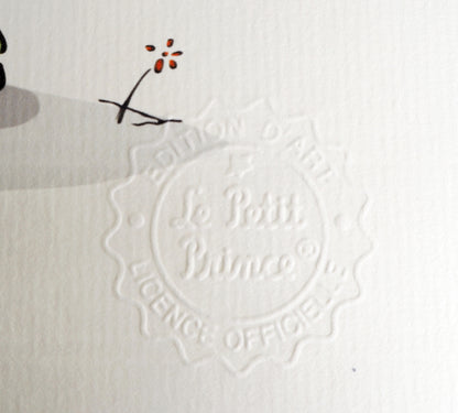 Antoine DE SAINT-EXUPERY: The Little Prince and his tree - Lithograph