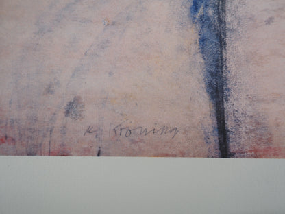 Willem DE KOONING : Paysage fauve - Lithographie signée