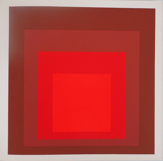 Josef ALBERS : Homage to the square, R I d 5 - Sérigraphie en couleurs