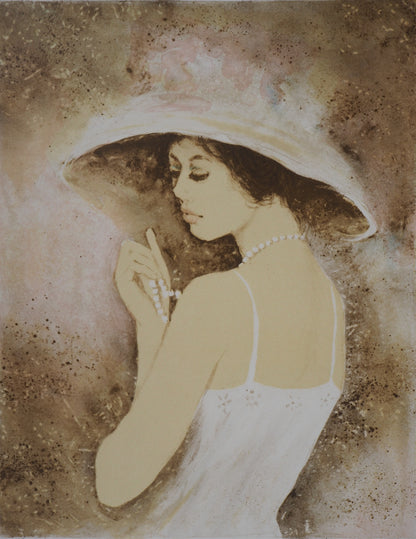Bernard CHAROY : Maeva - Lithographie originale signée