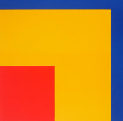 Ellsworth KELLY : Rouge, jaune et bleu - Lithographie en couleurs