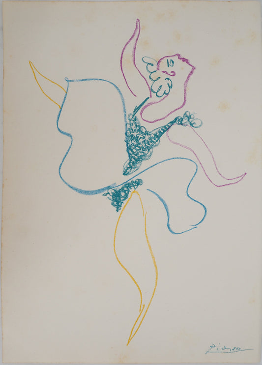 Pablo PICASSO : Le ballet - Lithographie signée