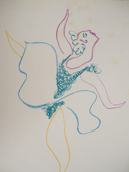 Pablo PICASSO : Le ballet - Lithographie signée