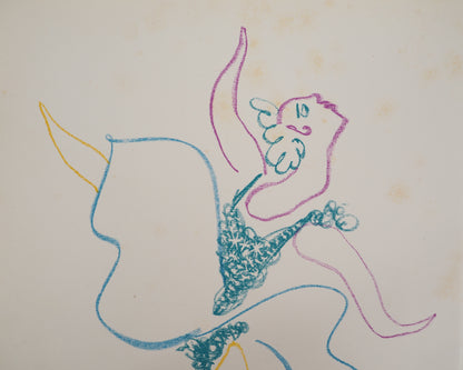 Pablo PICASSO : Le ballet - Lithographie signée