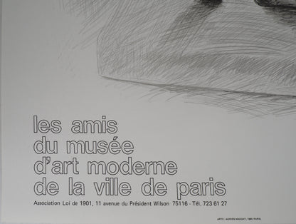 CESAR : Poule en marche - Lithographie signée