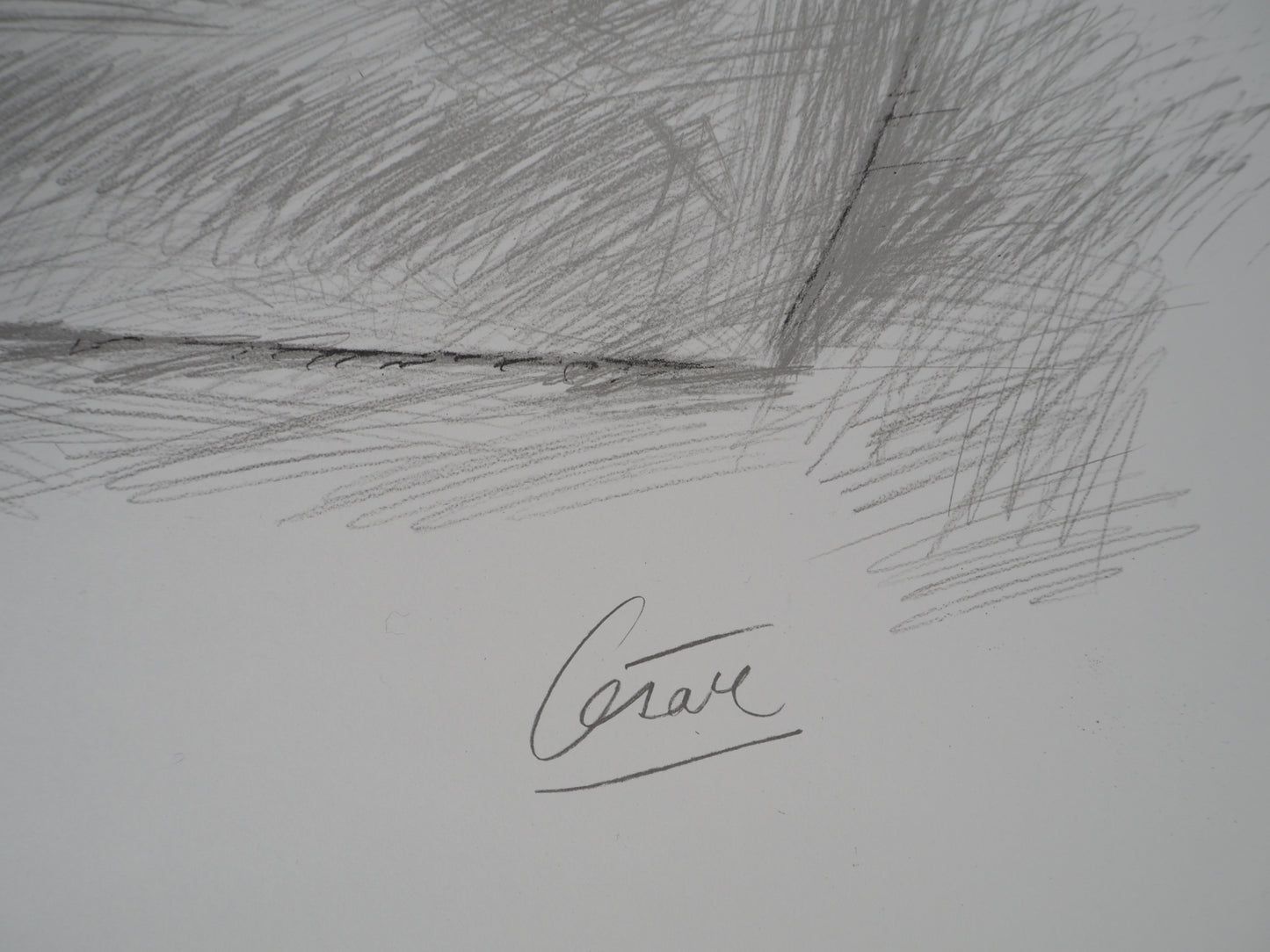 CESAR : Poule en marche - Lithographie signée