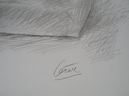 CESAR : Poule en marche - Lithographie signée