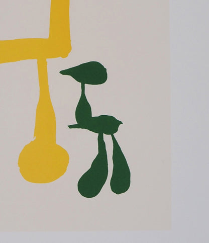 Joan MIRO : Une mère et ses enfants surréalistes - Lithographie signée