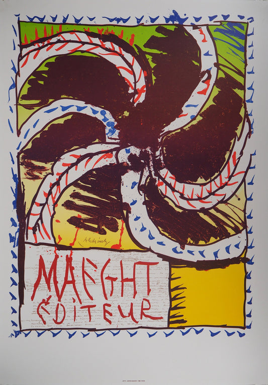 Pierre ALECHINSKY : Exposition 1982 - Lithographie signée