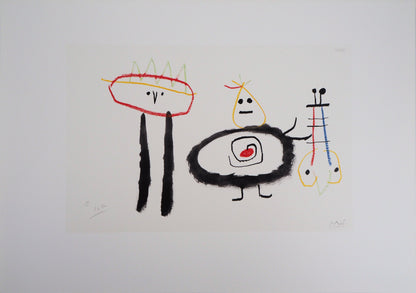 Joan MIRO : Enfants surréalistes - Lithographie signée