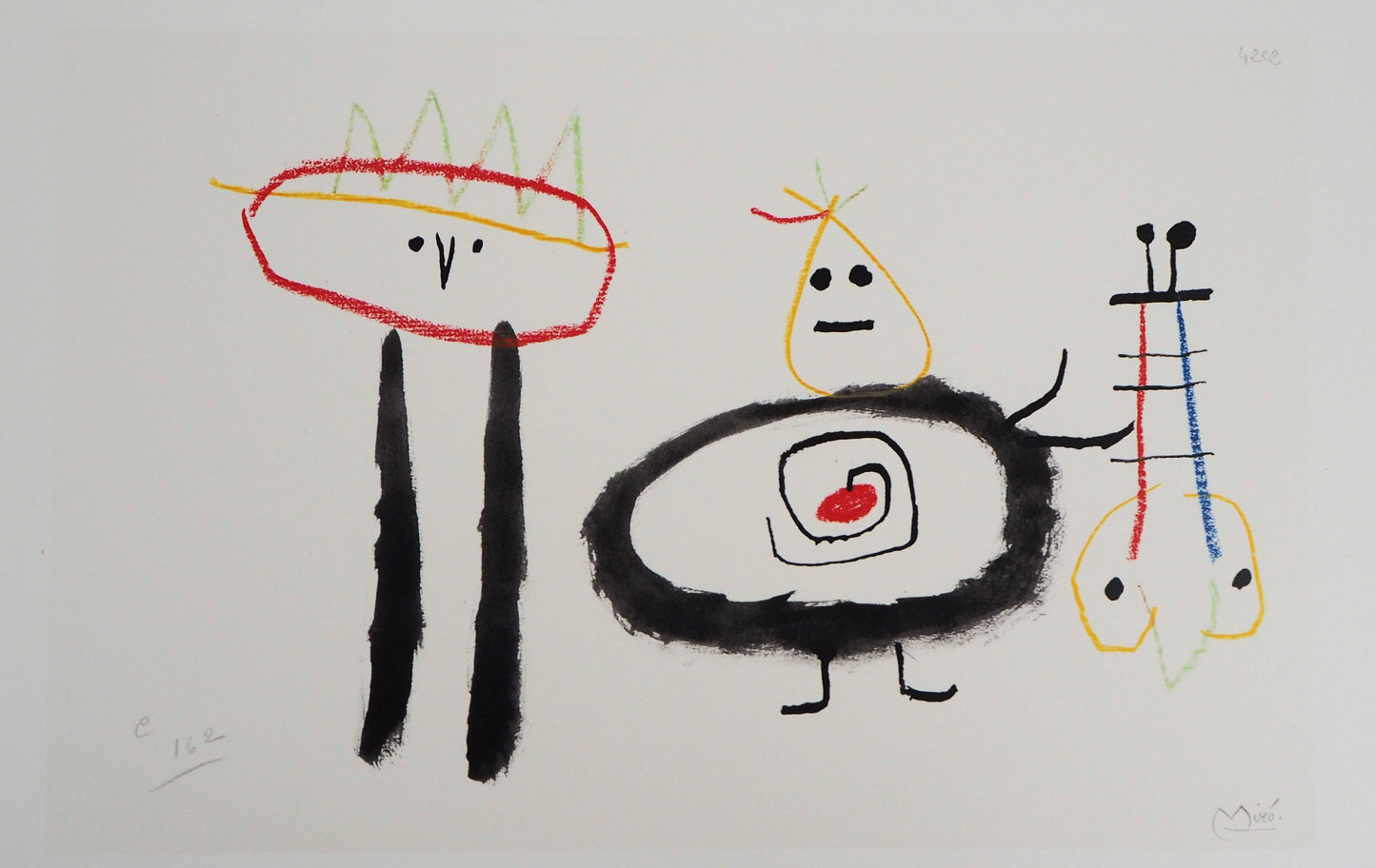 Joan MIRO : Enfants surréalistes - Lithographie signée