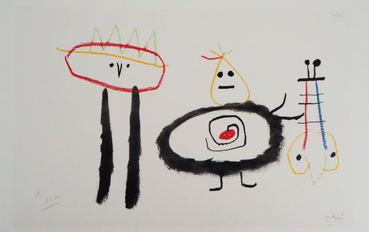Joan MIRO : Enfants surréalistes - Lithographie signée