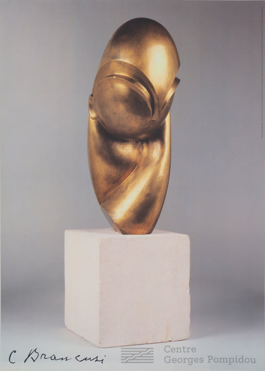Constantin BRANCUSI : Muse endormie - Affiche originale