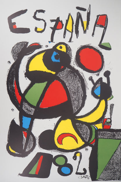 Joan MIRO : España - Affiche en lithographie originale signée
