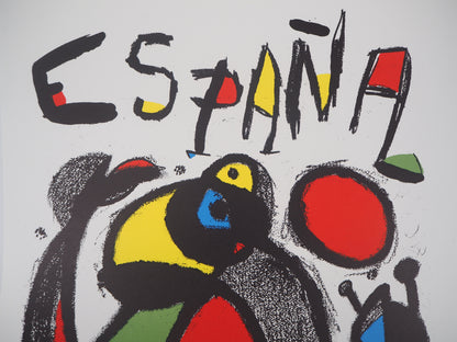 Joan MIRO : España - Affiche en lithographie originale signée