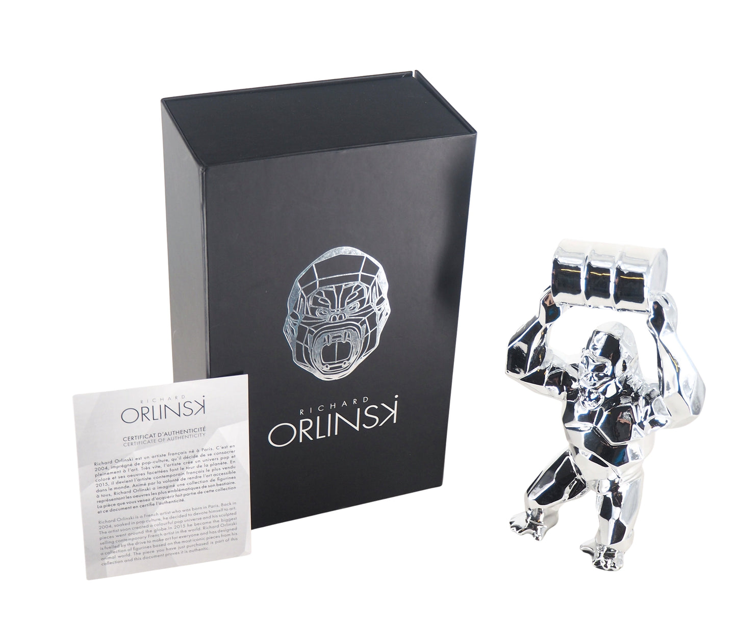 Richard ORLINSKI : Kong Oil Spirit (Silver edition) - Sculpture originale