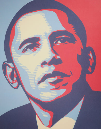 Shepard FAIREY (Obey) : HOPE (OBAMA) - Lithographie offset
