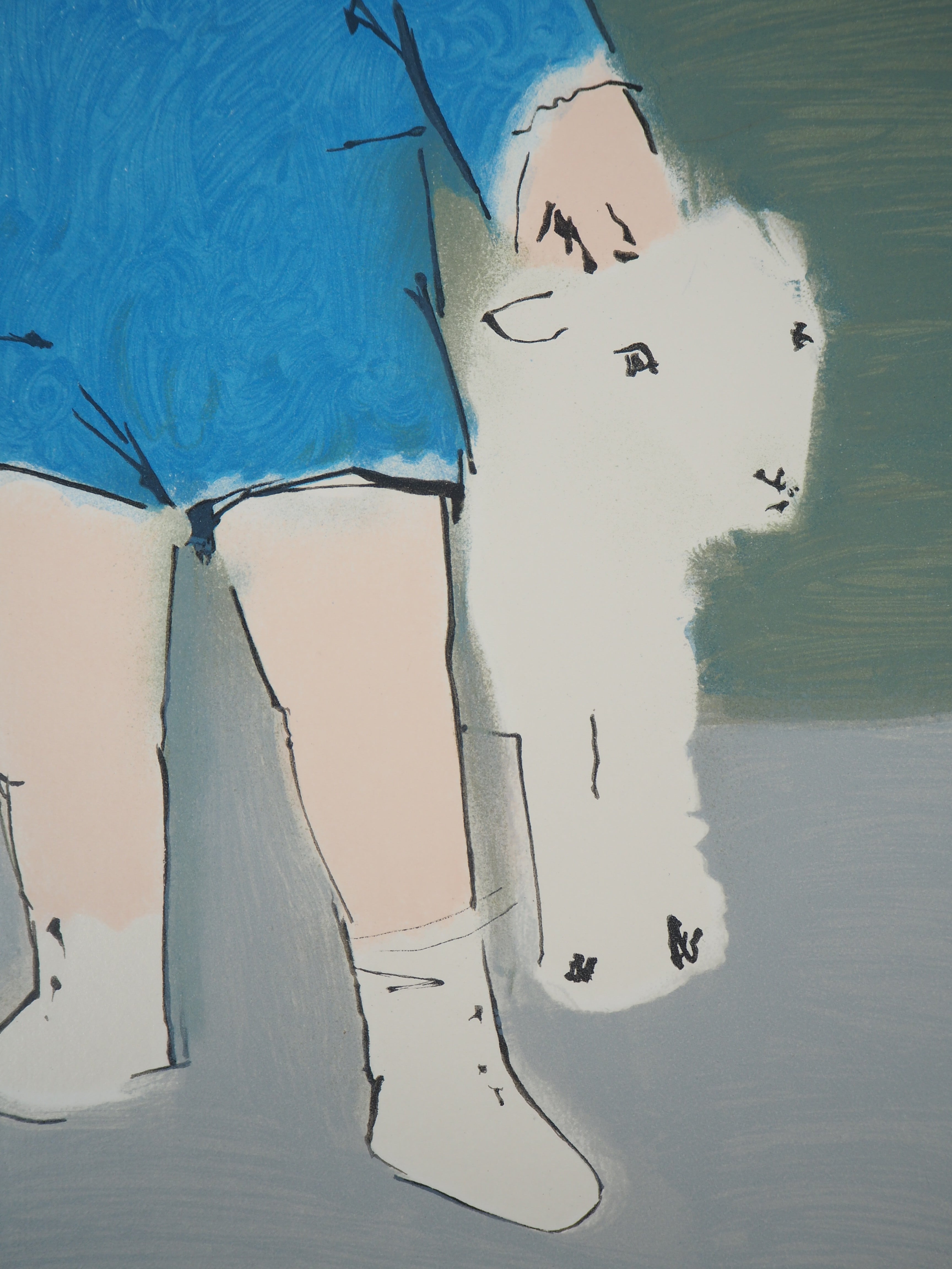 Pablo PICASSO : Enfant et agneau (Petit Paul Picasso