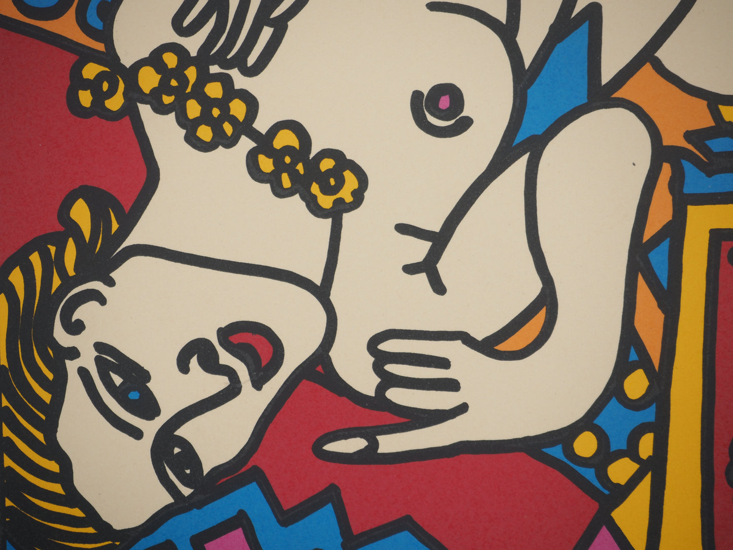 ERRO : Hommage à Léger et Matisse - Sérigraphie originale signée