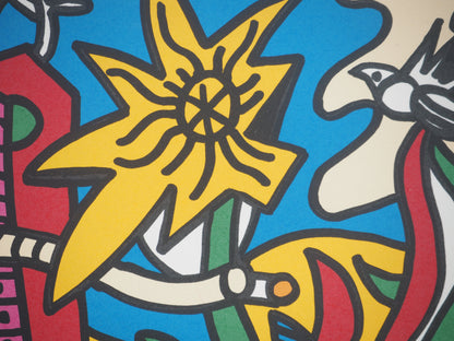 ERRO : Hommage à Léger et Matisse - Sérigraphie originale signée