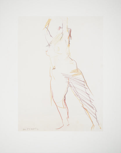 Oskar KOKOSCHKA : La prière - Lithographie signée