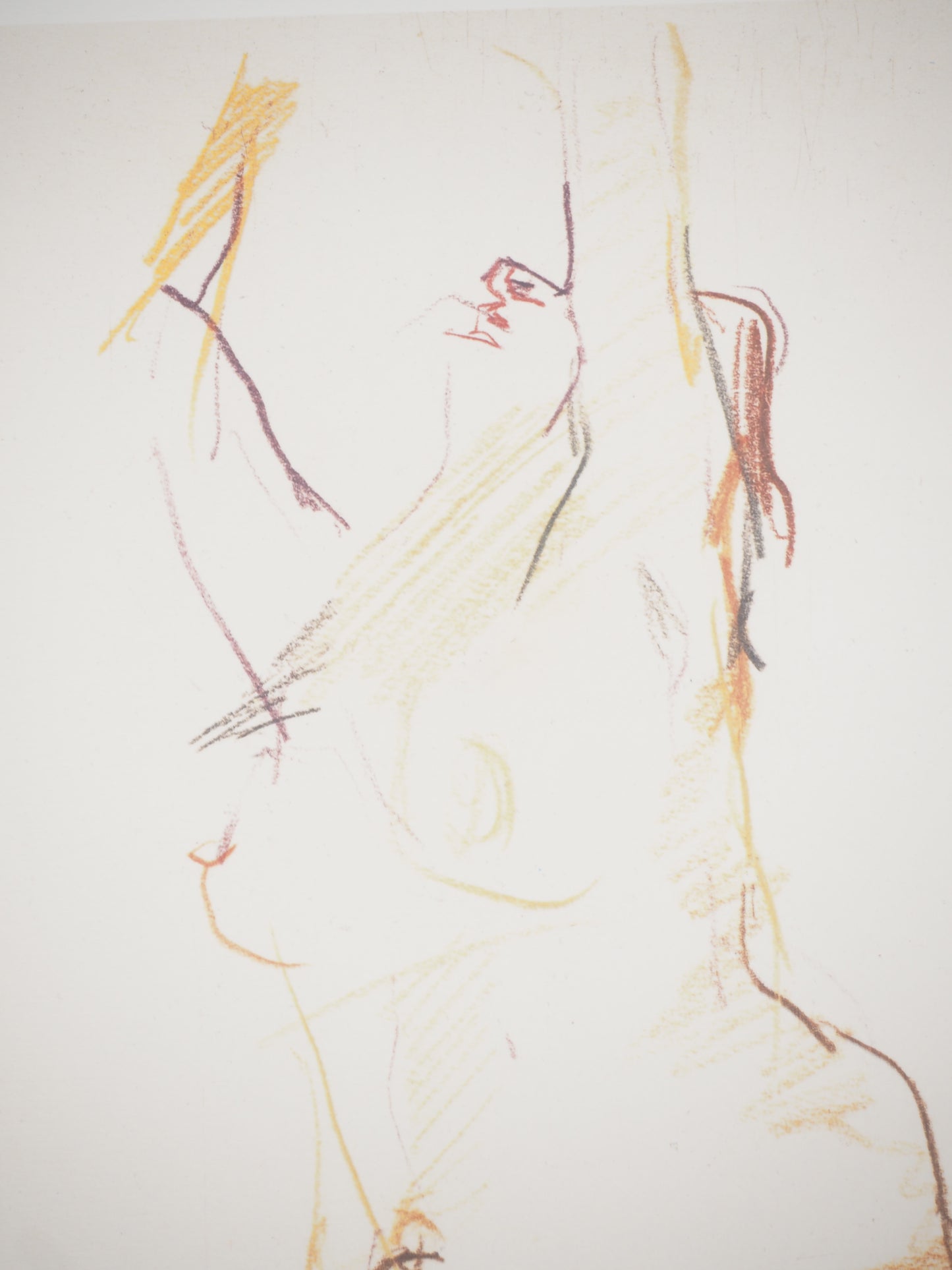 Oskar KOKOSCHKA : La prière - Lithographie signée