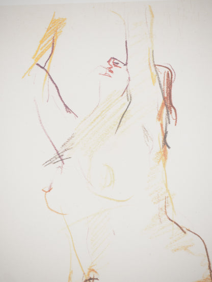 Oskar KOKOSCHKA : La prière - Lithographie signée