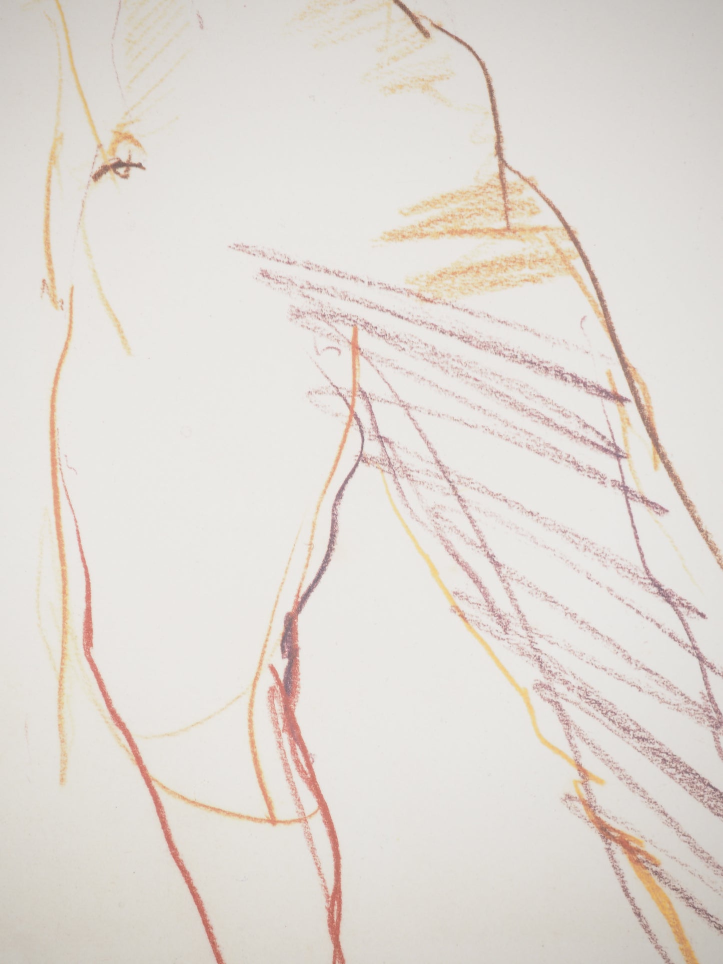 Oskar KOKOSCHKA : La prière - Lithographie signée