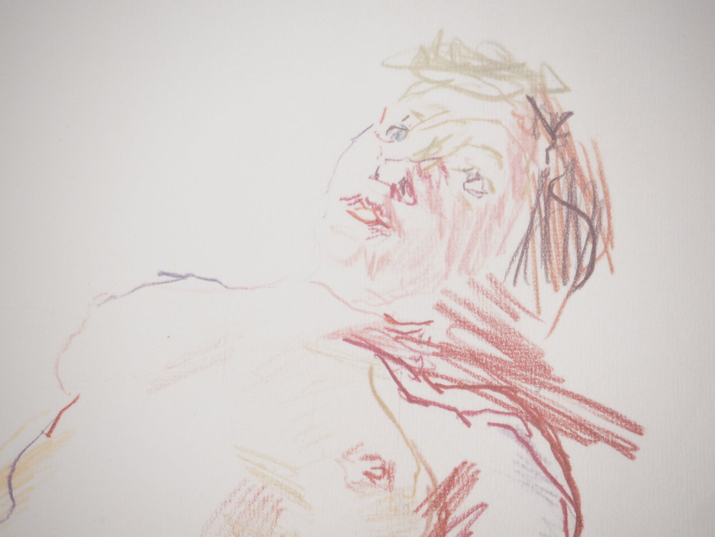 Oskar KOKOSCHKA : Nu allongé - Lithographie