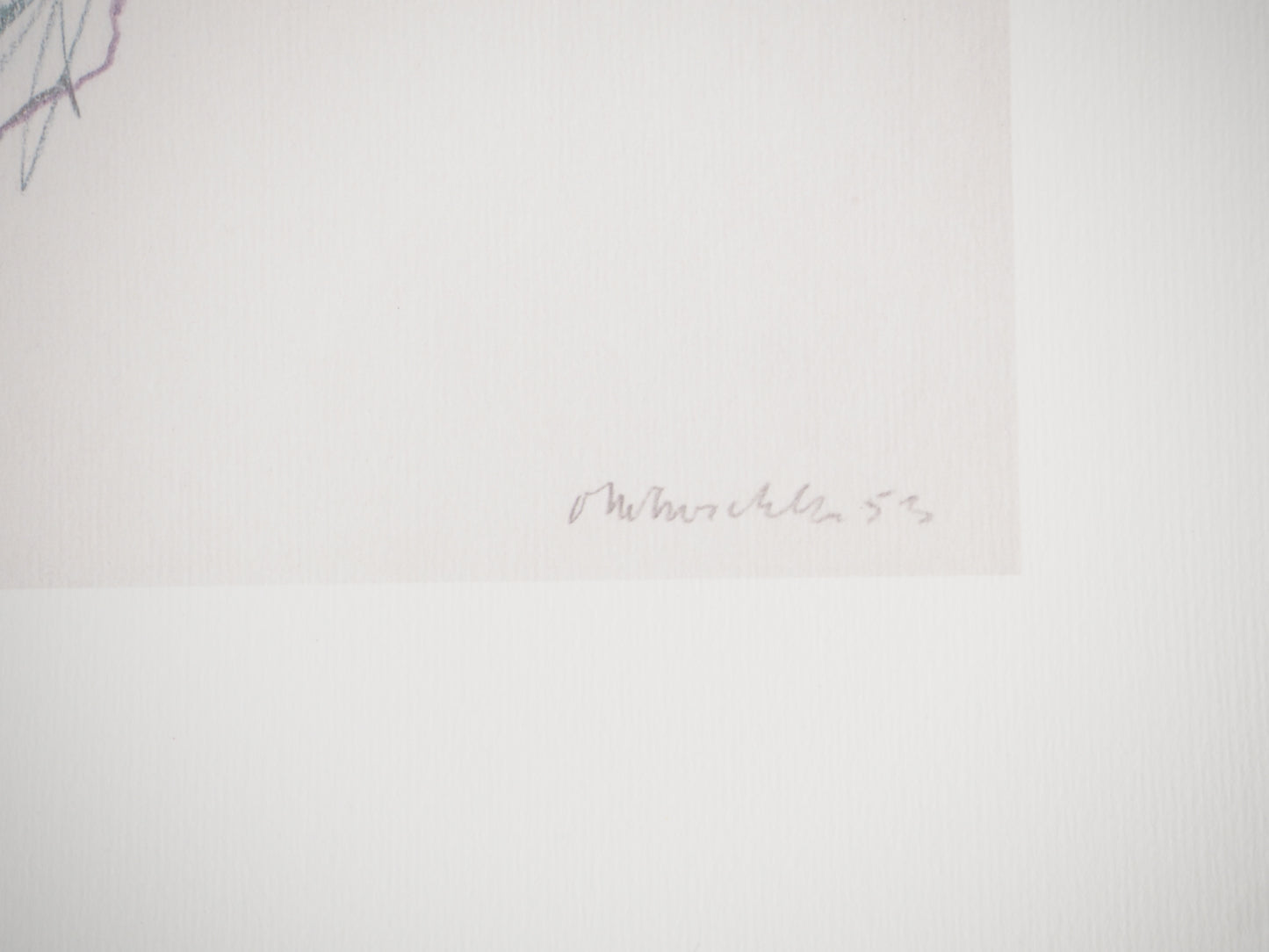 Oskar KOKOSCHKA : Nu allongé - Lithographie