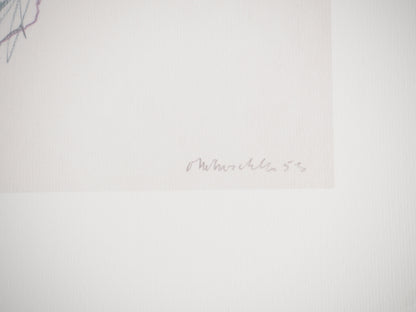 Oskar KOKOSCHKA : Nu allongé - Lithographie