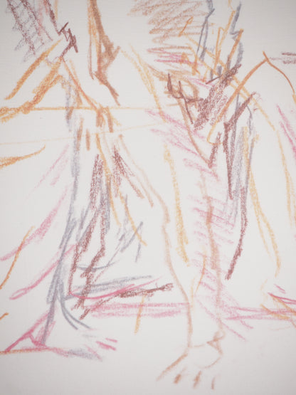 Oskar KOKOSCHKA : Couple fêtant l'anniversaire d'Edgar - Lithographie