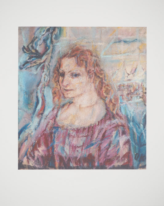 Oskar KOKOSCHKA : Portrait d'Alma Mahler - Lithographie signée