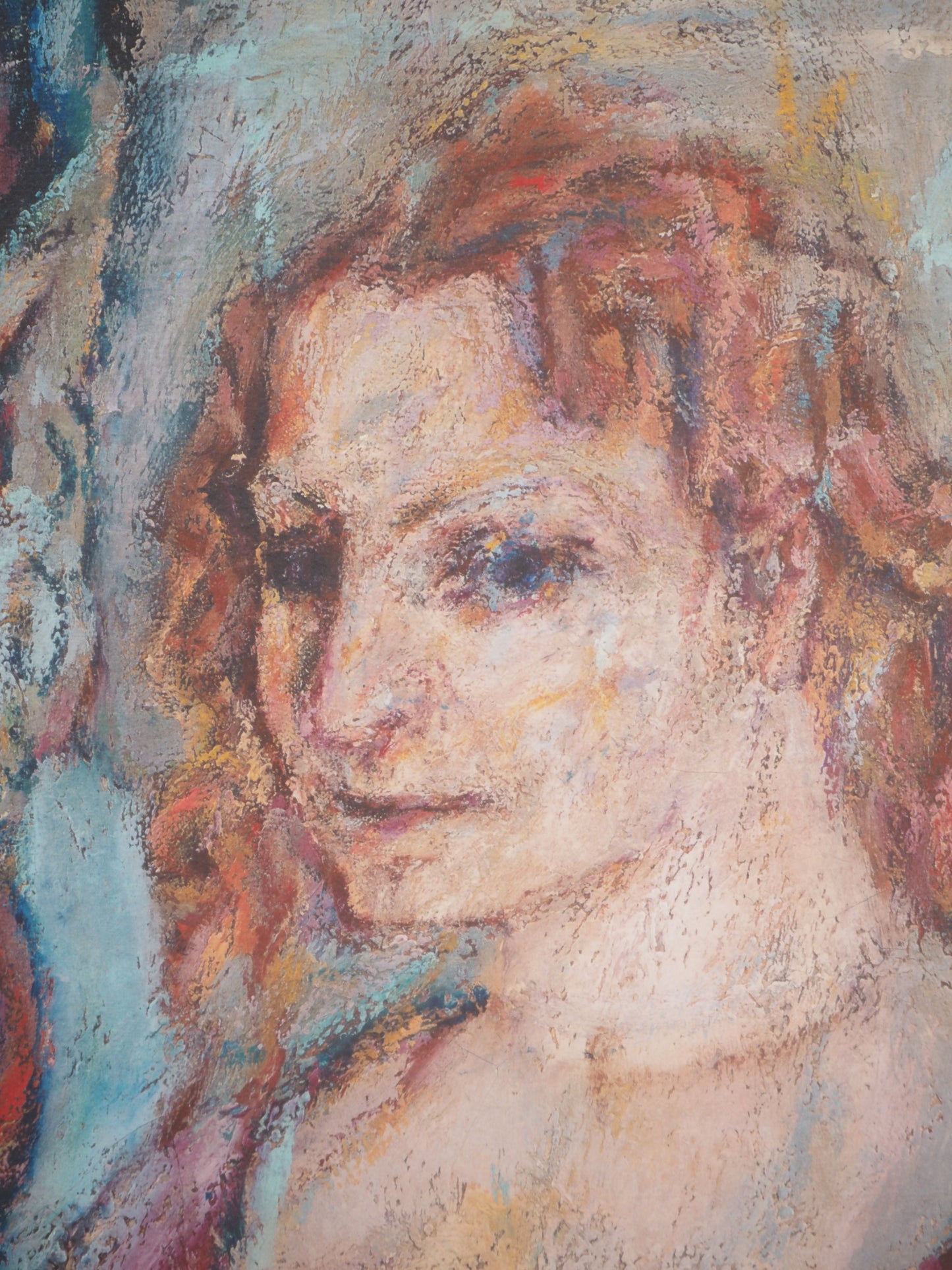 Oskar KOKOSCHKA : Portrait d'Alma Mahler - Lithographie signée